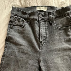 Madewell light black jeans